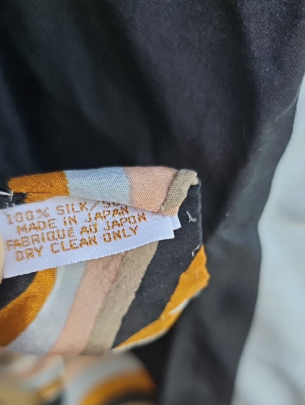 Colorblock Silk Scarf - Picture 7 of 8